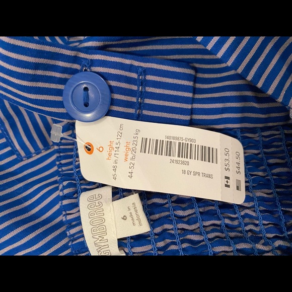 Girls overall pants- Blue - Picture 5 of 6